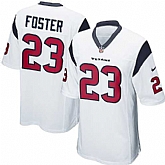 Nike Men & Women & Youth Texans #23 Foster White Team Color Game Jersey,baseball caps,new era cap wholesale,wholesale hats
